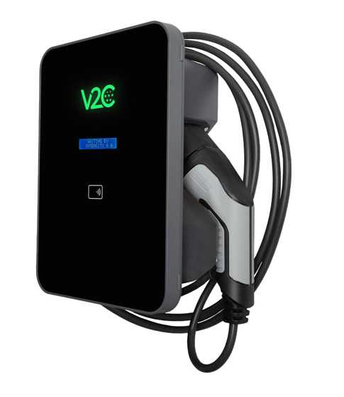 Wallbox V2C Trydan Pro – 7,4 kW / 22 kW – Conectividade Total – Detalhe | Carregadores EV – Wallbox | miio Store