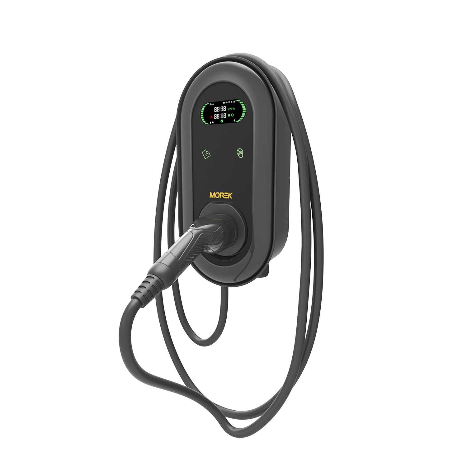 Wallbox Morek EV – 7.4 kW / 22 kW – LAN/Wi-Fi & Premium 4G – Lifestyle shot | EV Chargers – Wallbox | miio Store