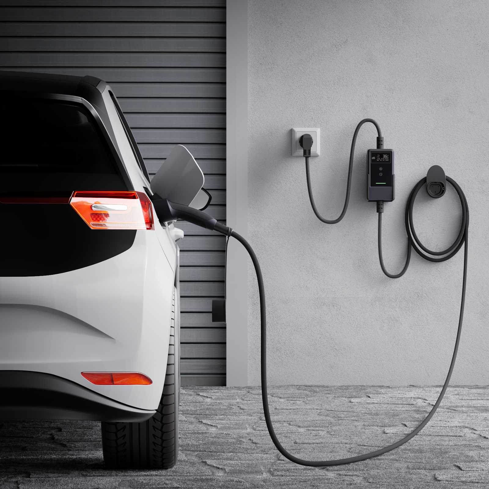 dé Carregador Portátil EV 3,7kW – Detalhe | Carregadores EV – Portátil | miio Store