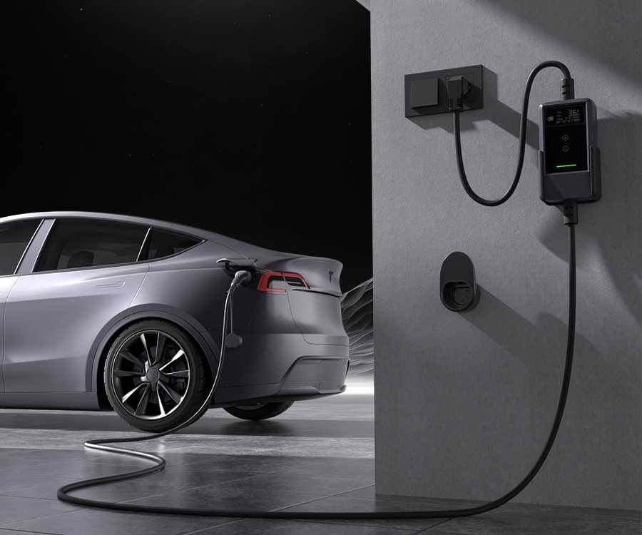 dé Carregador Portátil EV 3,7kW – Embalagem | Carregadores EV – Portátil | miio Store