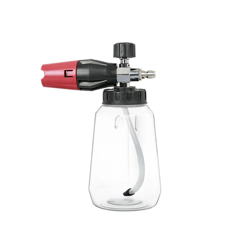 Foam Canon – White pressurised foam bottle with red spray gun, for pressure washers | Car Wash | miio Store