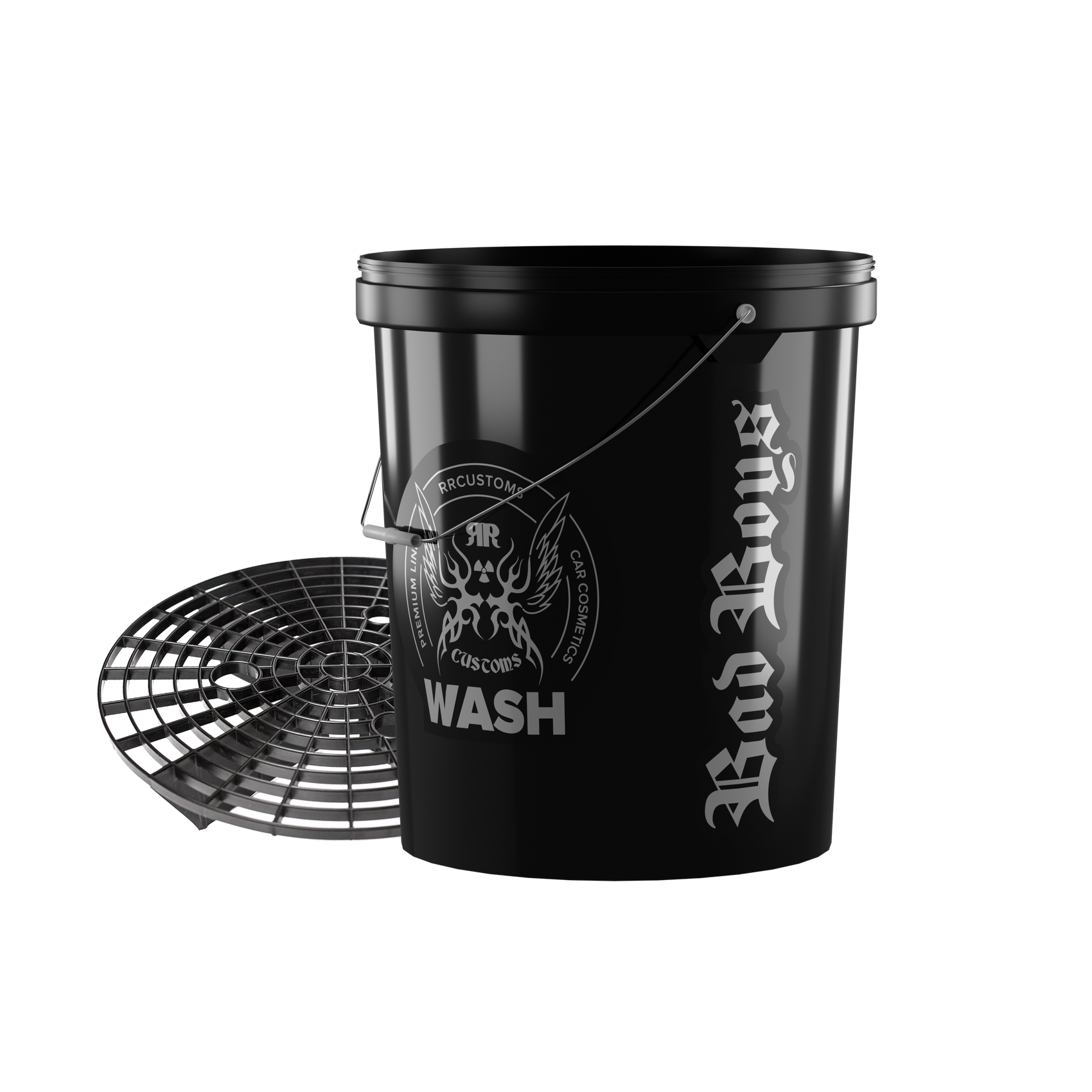 Black Wash Bucket with Grit Guard – Product photo | Car Care – Accessories | miio Store