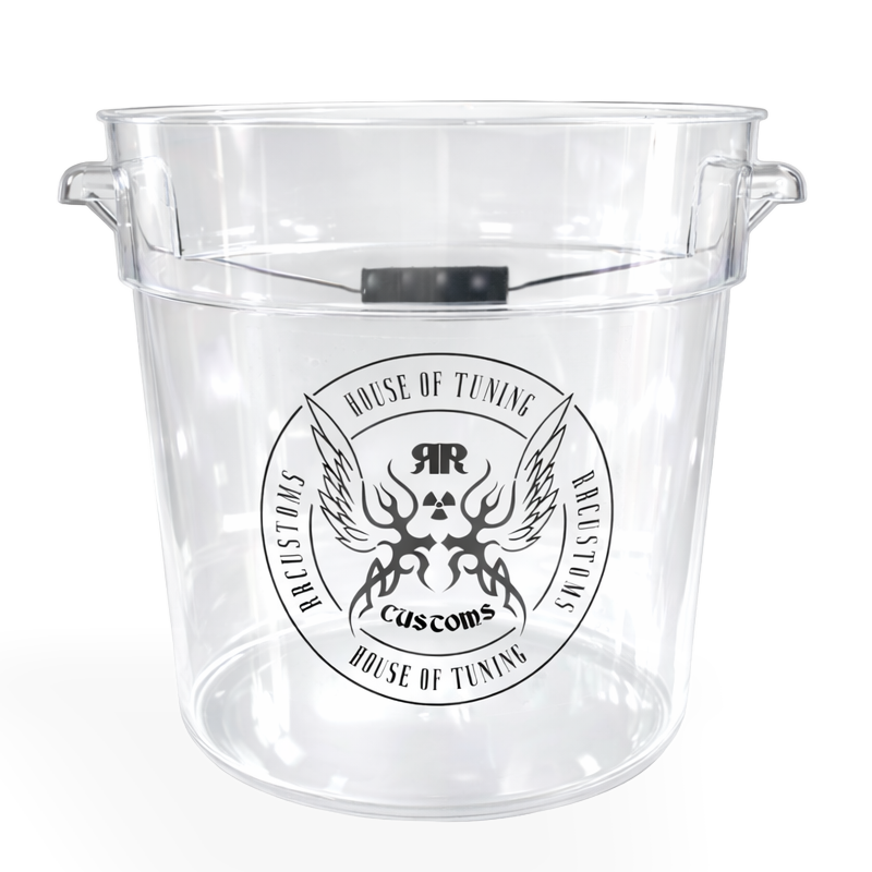 GTools' 18-liter transparent bucket allows you to see dirt, optimizing every wash.
