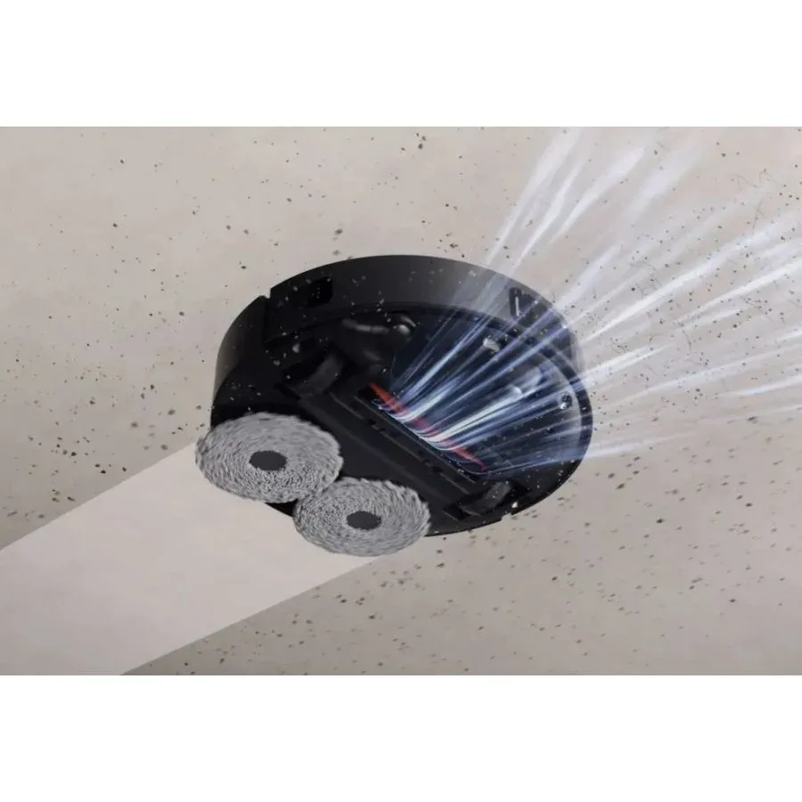 O Xiaomi Robot Vacuum X20 Max aspira e esfrega eficazmente, assegurando uma limpeza completa e impecável.