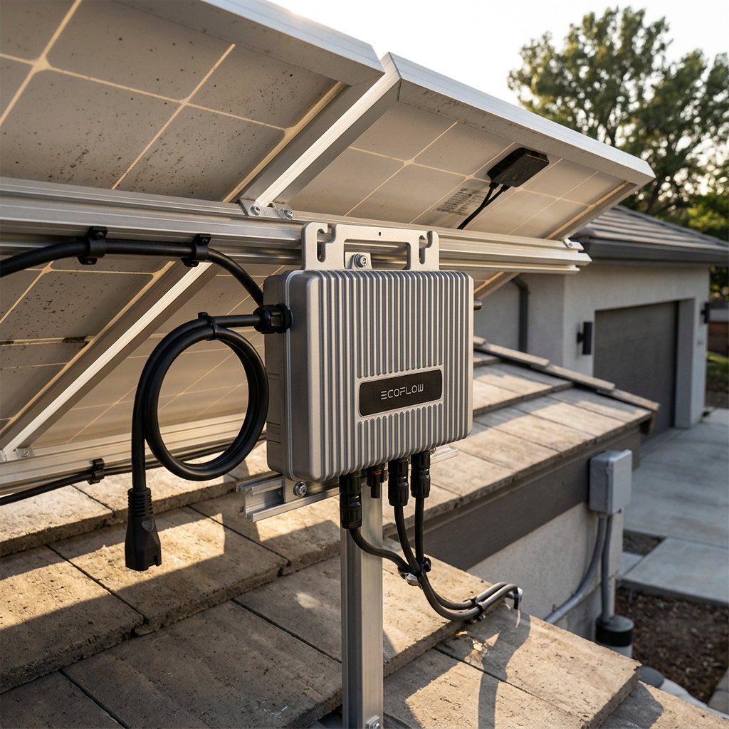 EcoFlow STREAM Microinverter
(includes PV & AC cable)