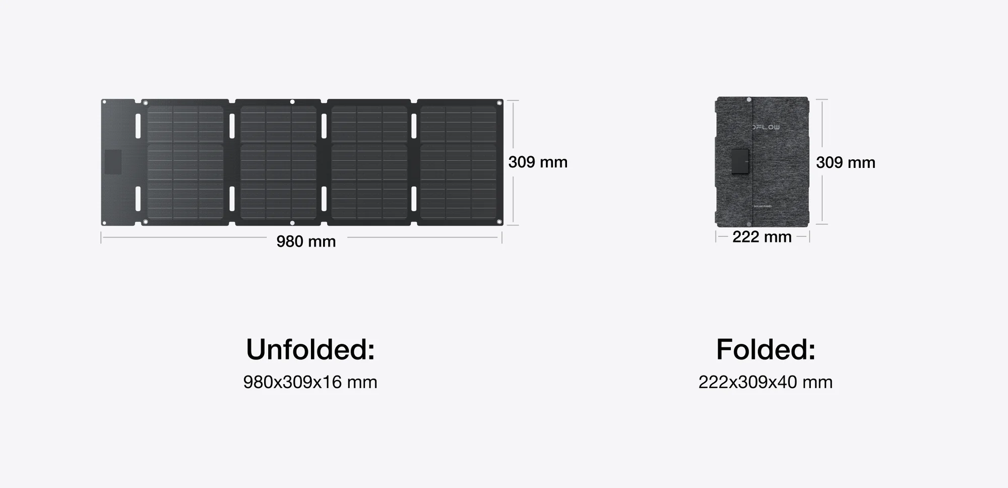 EcoFlow 45W Portable Solar Panels (Type-C)