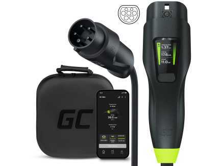 Green Cell Habu – Side view | EV Chargers – Portable | miio Store